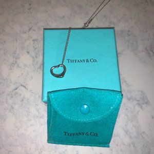 Tiffany & Co Elsa Peretti Open Heart Necklace
